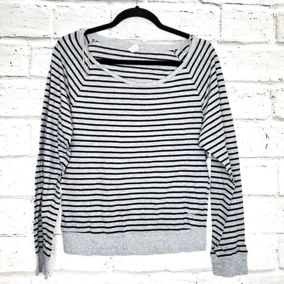 Pink long sleeve striped lightweight shirt small - Picture 1 of 6